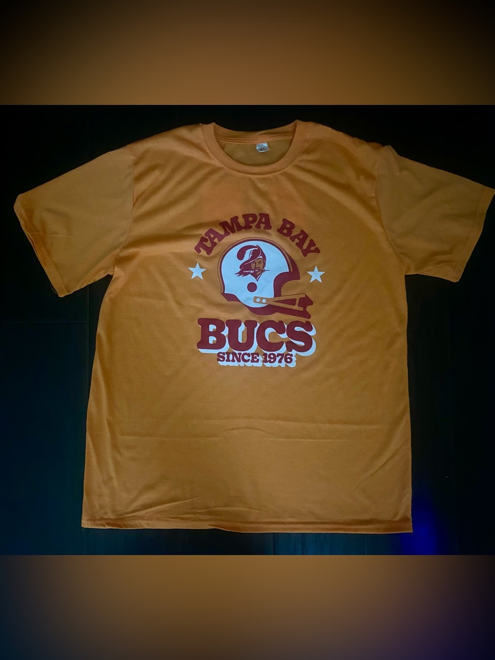 Tampa Bay Buccaneers Shirt XL Creamsicle Publix Promo Buccaneer Bruce Orange